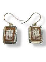 Pendientes Mandile 1922 Mujer Cammei  in Plata Conchiglia 2MORCM26
